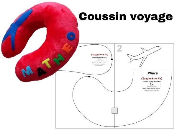 Couture facile : Coussin voyage – MG couture